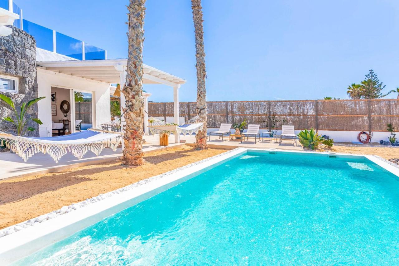 Boutique Beach Villa By Lanzarote Retreats - Private Pool - 1 Min Walk To Sea Pool Charco del Palo Dış mekan fotoğraf